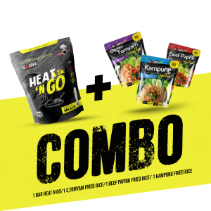 [LIMITED TIME] PROMO COMBO HEAT N GO + FRIED RICE