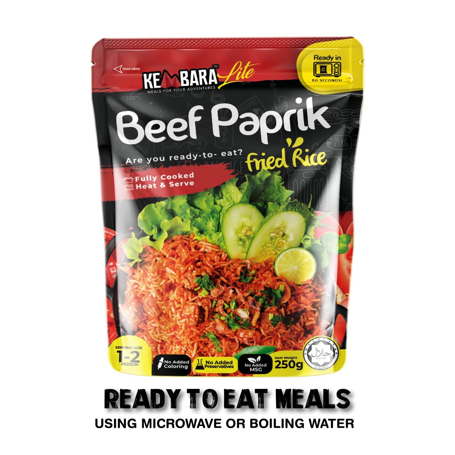 Combo Any 6 Fried Rice (Without Food Warmer) Kembara Meals