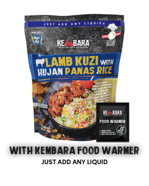 Lamb Kuzi with Hujan Panas Rice (With Food Warmer)