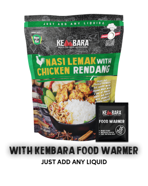 Nasi Lemak with Chicken Rendang (With Food Warmer)